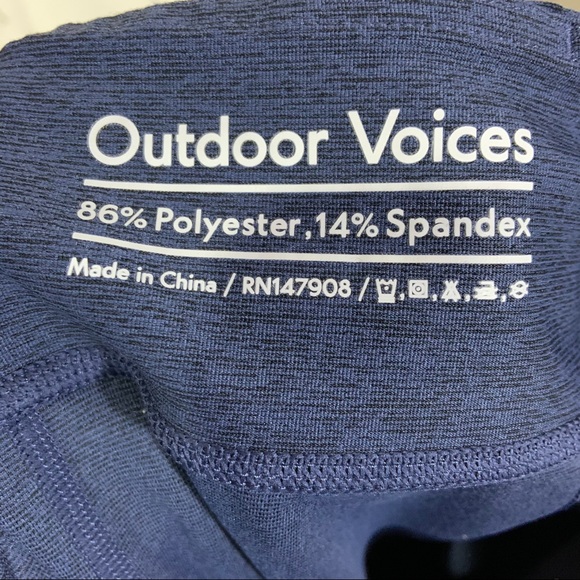 Outdoor Voices Blue Leggings Sz S - Picture 4 of 5